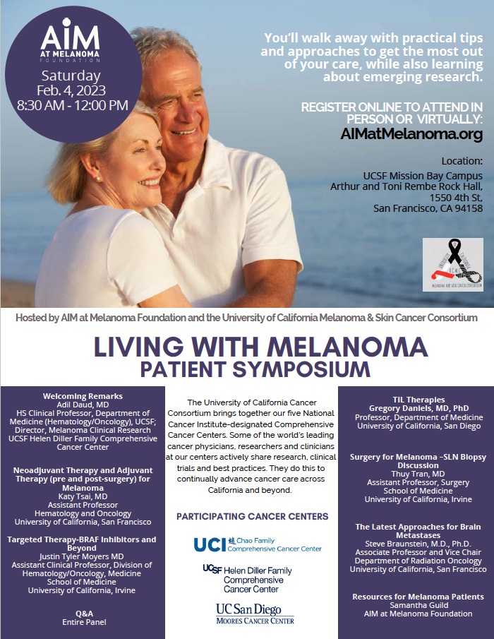 Living With Melanoma Patient Symposium February 2023